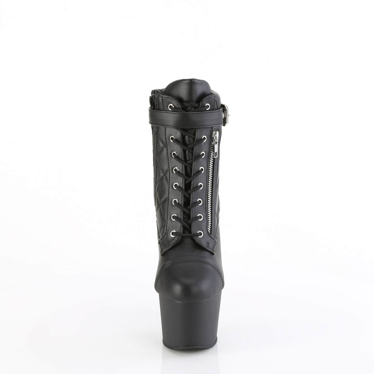 PL081 ADO Ancle Bootie 7" high Plateau black / black - ADO700-05/BPU/M