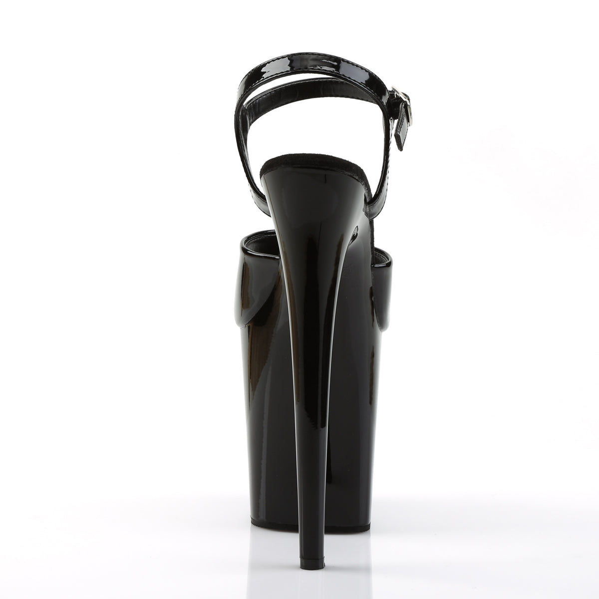 PL002 FLA Sandals 8" high Plateau black / black - FLAM809/B/M