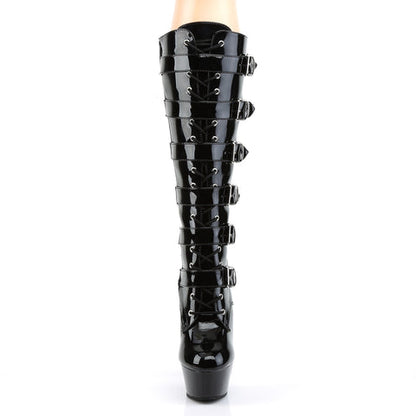 Pleaser Kiss-2049 Overknee-Stiefel Schwarz – Ansicht 2