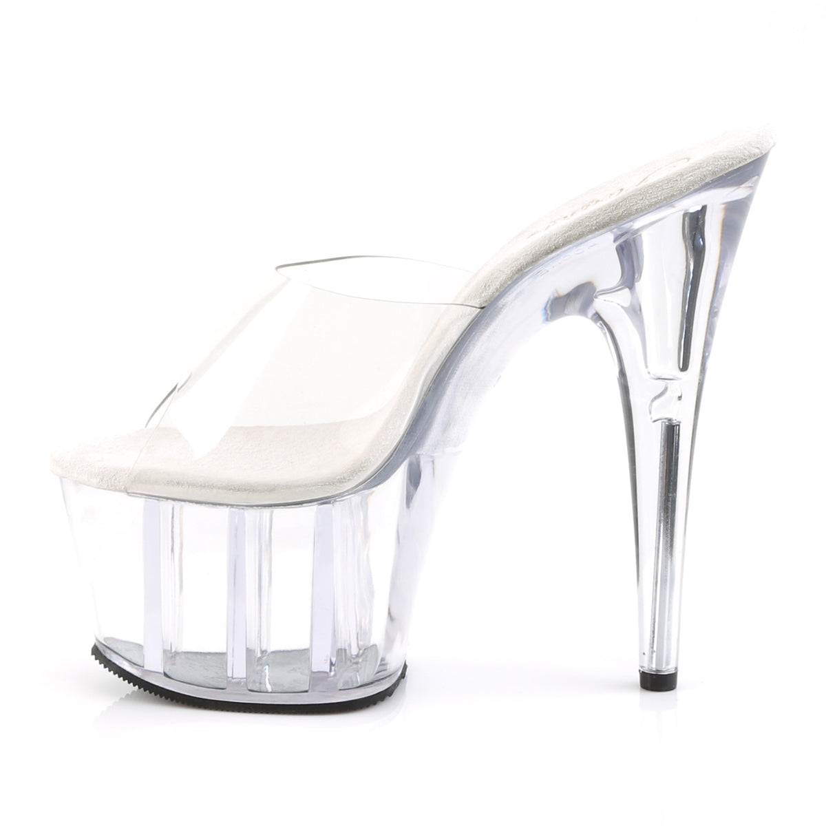 PL123 ADO Stiletto 7" high Plateau clear / clear - ADO701/C/M