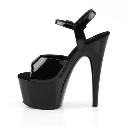 Pleaser Adore-709 Plateau-Sandalette Schwarz – Ansicht 3