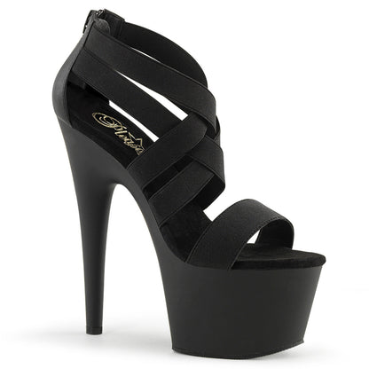Pleaser Adore-769 Plateau-Sandalette Schwarz – Ansicht 1