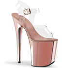 Transparent/Roségold-Chrom