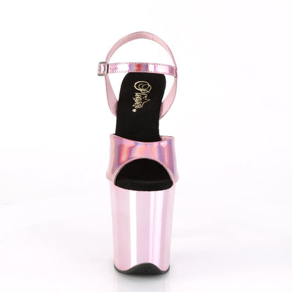 Pleaser Flamingo-809HG Plateau-Sandalette Babyrosa – Ansicht 2