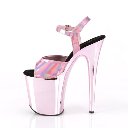 Pleaser Flamingo-809HG Plateau-Sandalette Babyrosa – Ansicht 3