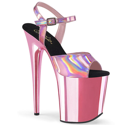 Pleaser Flamingo-809HG Plateau-Sandalette Babyrosa – Ansicht 1