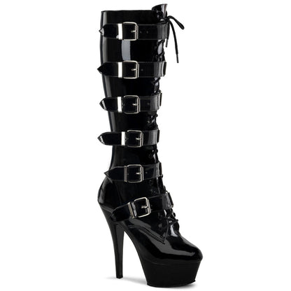 Pleaser Kiss-2049 Overknee-Stiefel Schwarz – Ansicht 1