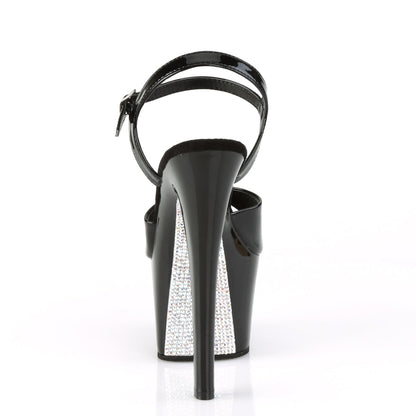 Pleaser Sky-309CRS Plateau-Sandalette Schwarz – Ansicht 4